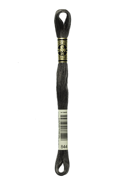 DMC Embroidery Stranded Thread - Six-Strand Embroidery Floss - 844 - Black Pepper - HM Nabavian