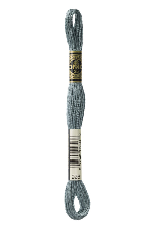 DMC Embroidery Stranded Thread - Six-Strand Embroidery Floss - 926 - Grey Green - HM Nabavian