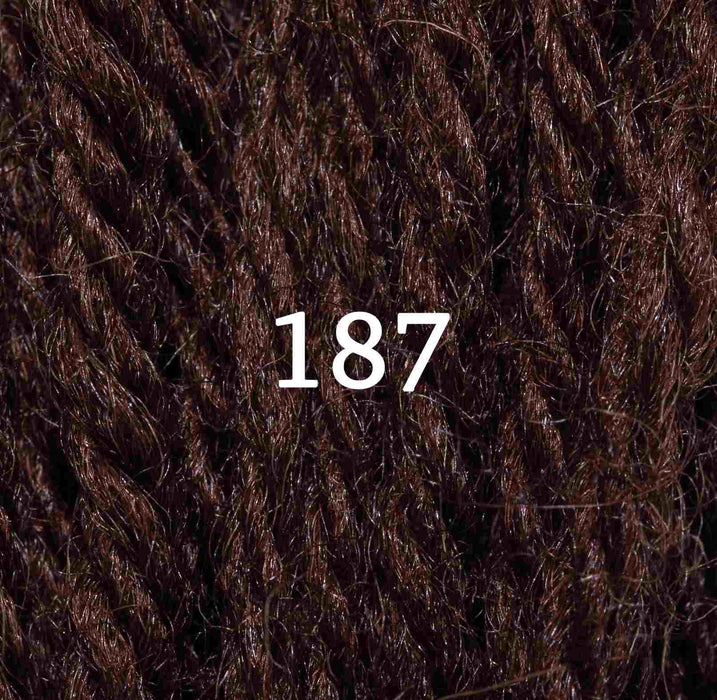 Appletons Wool Yarn - Chocolate 181 - 187 - HM Nabavian