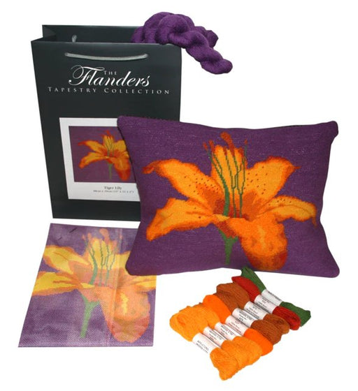 Flanders Needlepoint Kits - Tiger Lily - HM Nabavian