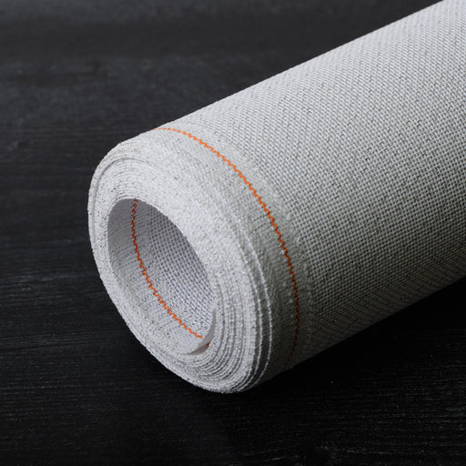 18 ct. Canvas - Zweigart Metallic White & Silver, 40" wide *Sold by the foot* - HM Nabavian