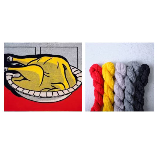 Appletons English Tapestry Wool Bundle - "Roy Lichtenstein, Turkey"