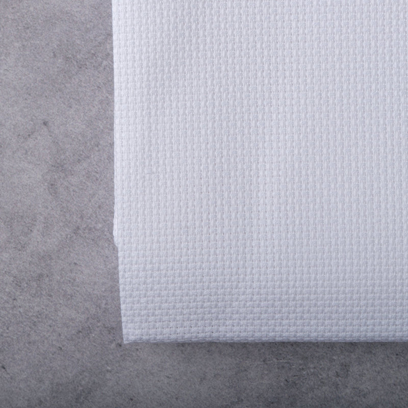 Aida (14 ct) - 100% Cotton | 43" Wide - White - Sold by the foot - HM Nabavian