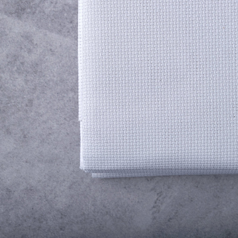 Aida (16 ct) - 100% Cotton | 43" Wide - White - Sold by the foot - HM Nabavian