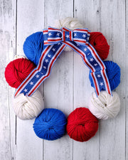 American Spirit Bundle – Pascuali Maximo Merino Wool Yarn (Red 409, White 402, Blue 615) - HM Nabavian