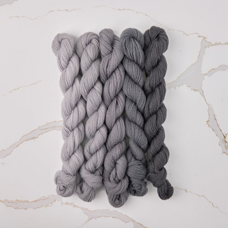 Appletons Wool Yarn - Grey Scale 111 - 115 - HM Nabavian