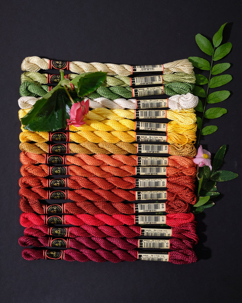 Autumn Ember - DMC Perle Cotton Bundle - HM Nabavian