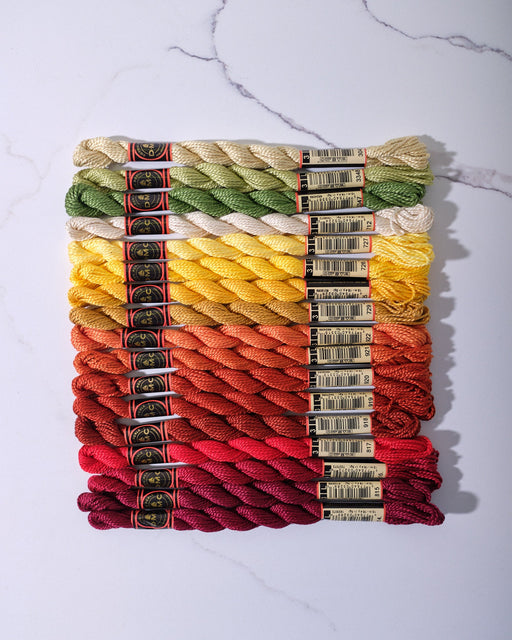 Autumn Ember - DMC Perle Cotton Bundle - HM Nabavian