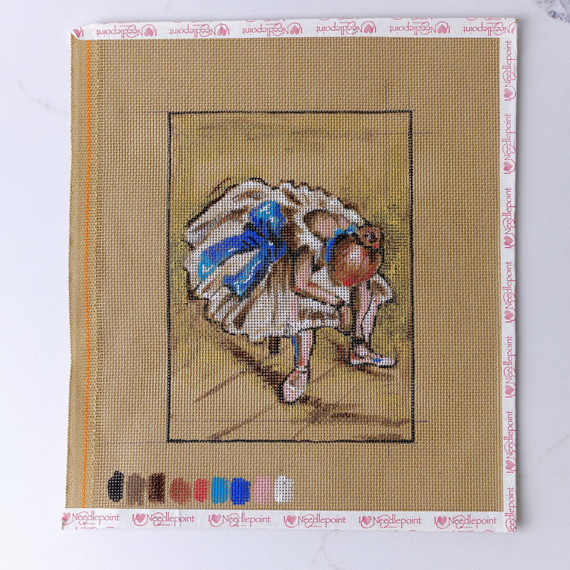 "Ballet" - Hand Painted Needlepoint Canvas - HM Nabavian