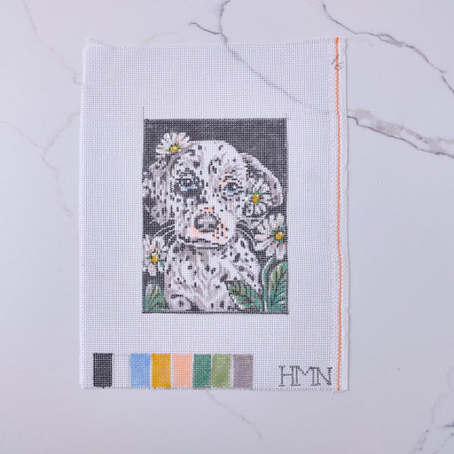 "Dalmatian Puppy" - Hand Painted Needlepoint Canvas - HM Nabavian
