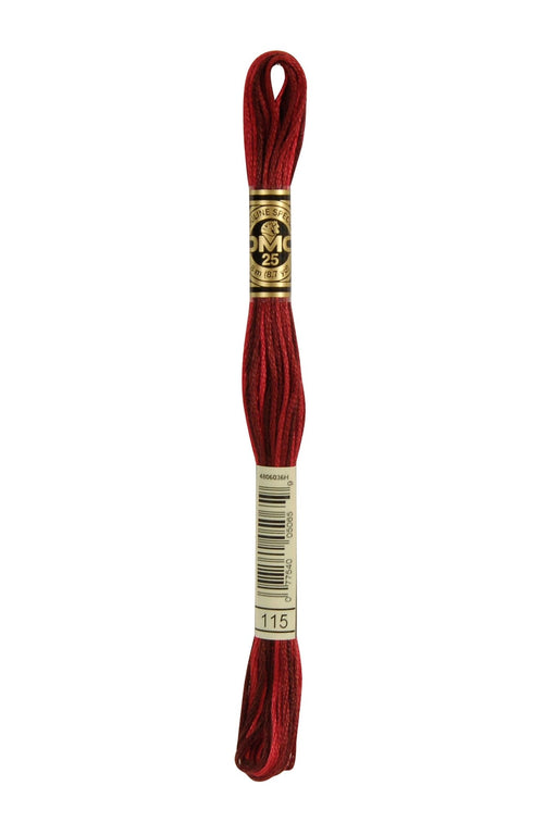 DMC Embroidery Stranded Thread - Six-Strand Embroidery Floss - 115 - Opera Red Ombre - HM Nabavian