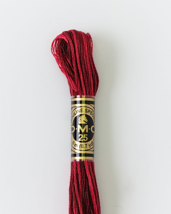 DMC Embroidery Stranded Thread - Six-Strand Embroidery Floss - 115 - Opera Red Ombre - HM Nabavian