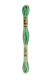 DMC Embroidery Stranded Thread - Six-Strand Embroidery Floss - 125 - Spring Green Ombre - HM Nabavian