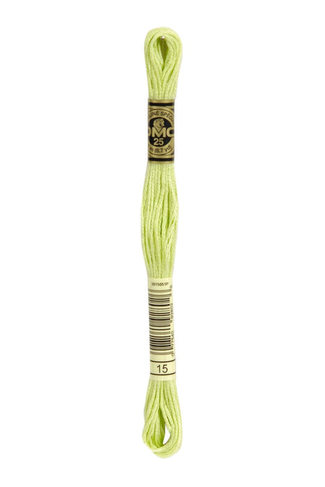 DMC Embroidery Stranded Thread - Six-Strand Embroidery Floss - 15 - Spring Onion - HM Nabavian