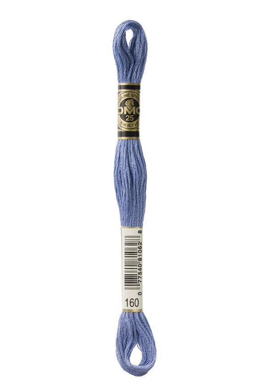 DMC Embroidery Stranded Thread - Six-Strand Embroidery Floss - 160 - Stormy Blue - HM Nabavian