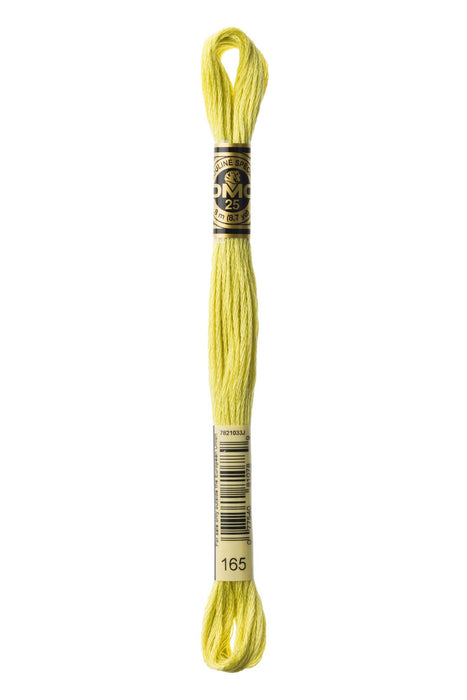 DMC Embroidery Stranded Thread - Six-Strand Embroidery Floss - 165 - Linden Green - HM Nabavian