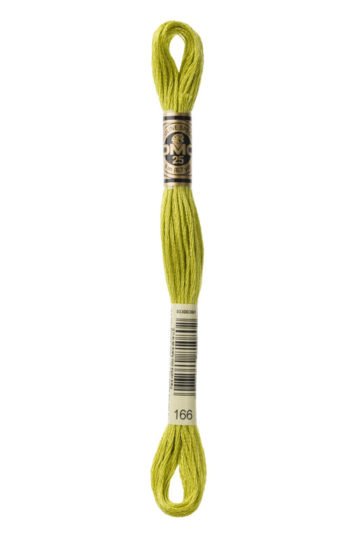 DMC Embroidery Stranded Thread - Six-Strand Embroidery Floss - 166 - Wormwood Green - HM Nabavian