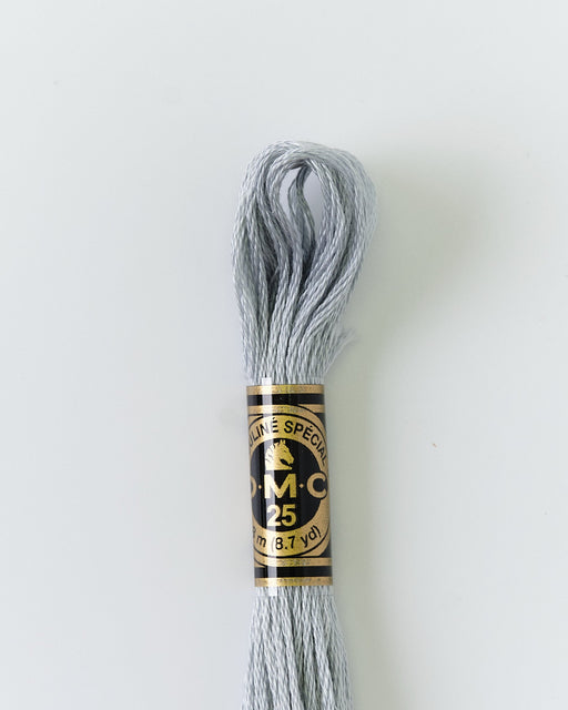 DMC Embroidery Stranded Thread - Six-Strand Embroidery Floss - 168 - Metallic Town Mouse grey - HM Nabavian