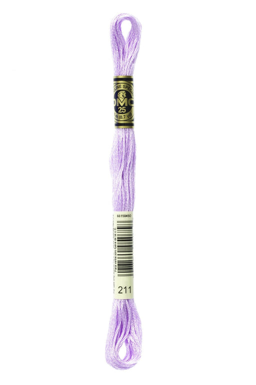 DMC Embroidery Stranded Thread - Six-Strand Embroidery Floss - 211 - Pearlescent Light Parma Violet - HM Nabavian