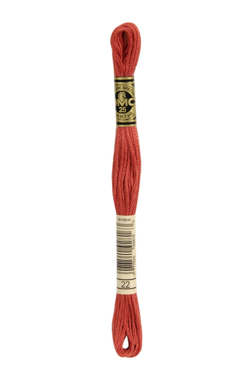 DMC Embroidery Stranded Thread - Six-Strand Embroidery Floss - 22 - Ruby - HM Nabavian