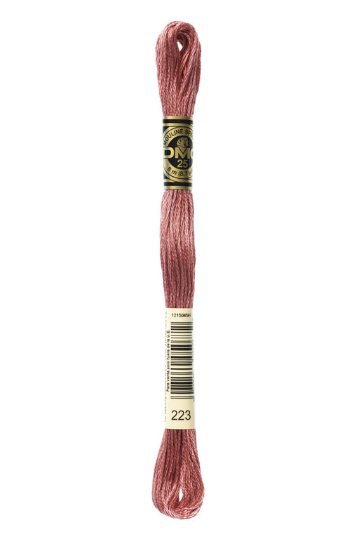 DMC Embroidery Stranded Thread - Six-Strand Embroidery Floss - 223 - Granite Pink - HM Nabavian