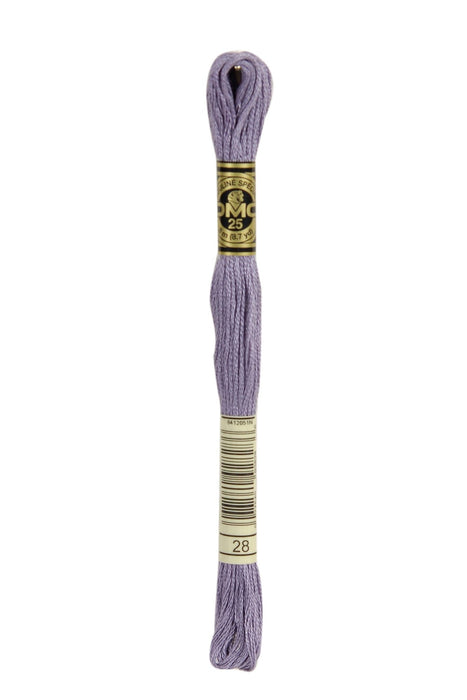 DMC Embroidery Stranded Thread - Six-Strand Embroidery Floss - 28 - Lavender Gray - HM Nabavian