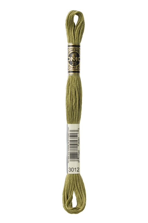 DMC Embroidery Stranded Thread - Six-Strand Embroidery Floss - 3012 - Dried Moss - HM Nabavian