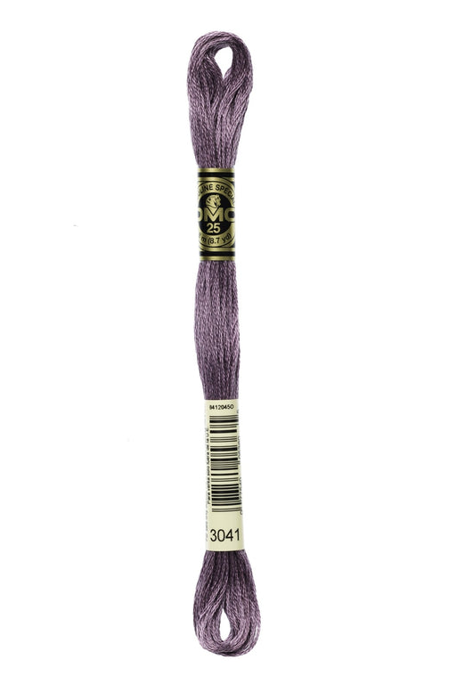DMC Embroidery Stranded Thread - Six-Strand Embroidery Floss - 3041 - Purple Slate - HM Nabavian