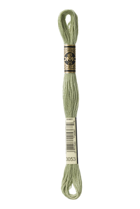 DMC Embroidery Stranded Thread - Six-Strand Embroidery Floss - 3053 - Avocado - HM Nabavian