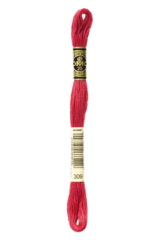 DMC Embroidery Stranded Thread - Six-Strand Embroidery Floss - 309 - Crushed Raspberry - HM Nabavian