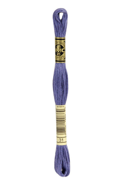 DMC Embroidery Stranded Thread - Six-Strand Embroidery Floss - 31 - Dusty Violet - HM Nabavian