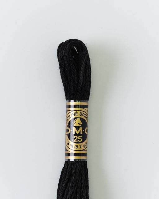 DMC Embroidery Stranded Thread - Six-Strand Embroidery Floss - 310 - Metallic Black - HM Nabavian