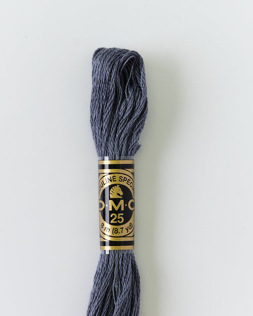 DMC Embroidery Stranded Thread - Six-Strand Embroidery Floss - 317 - Metallic Steel - HM Nabavian