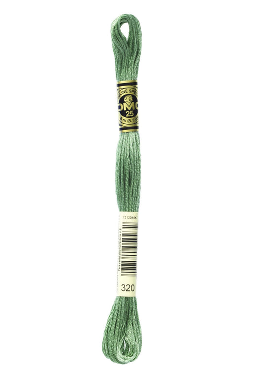 DMC Embroidery Stranded Thread - Six-Strand Embroidery Floss - 320 - Fern - HM Nabavian