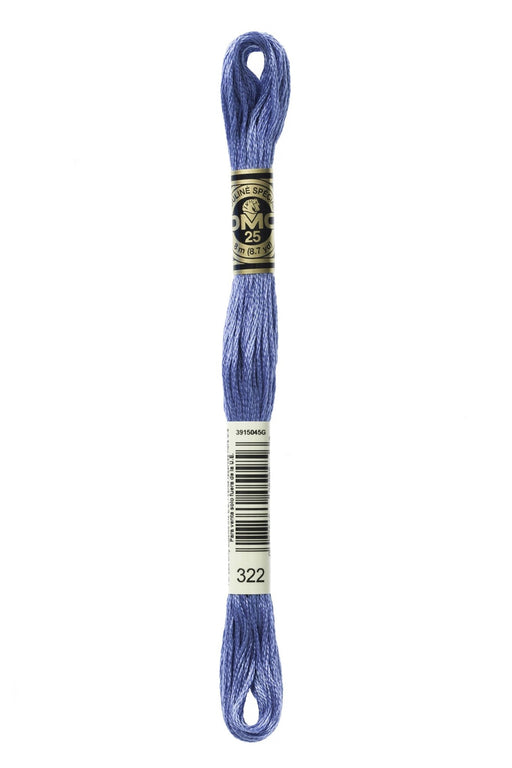 DMC Embroidery Stranded Thread - Six-Strand Embroidery Floss - 322 - Delft Blue - HM Nabavian