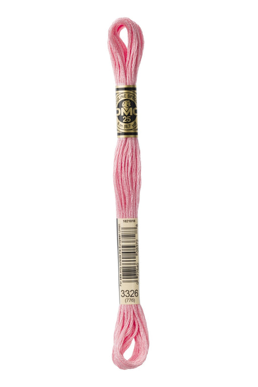 DMC Embroidery Stranded Thread - Six-Strand Embroidery Floss - 3326 - Wild Rose - HM Nabavian