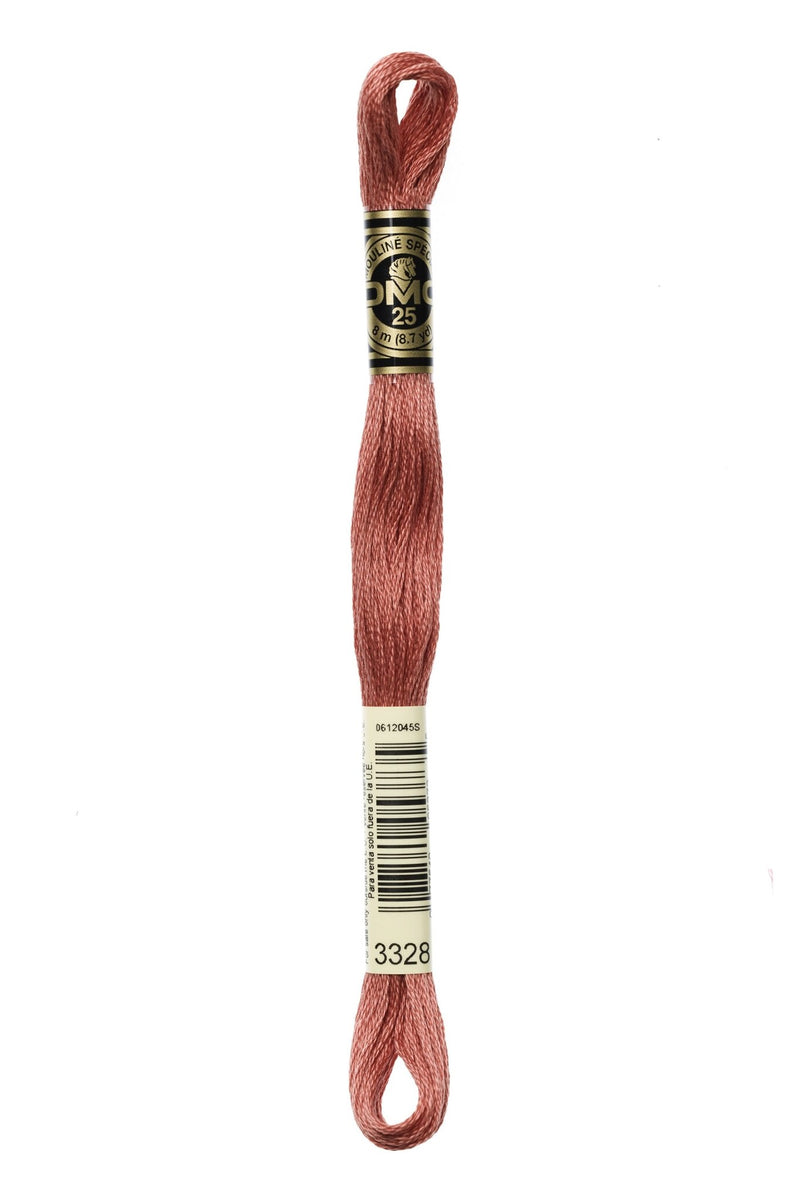 DMC Embroidery Stranded Thread - Six-Strand Embroidery Floss - 3328 - Amaranth - HM Nabavian