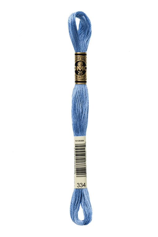 DMC Embroidery Stranded Thread - Six-Strand Embroidery Floss - 334 - Light Indigo - HM Nabavian