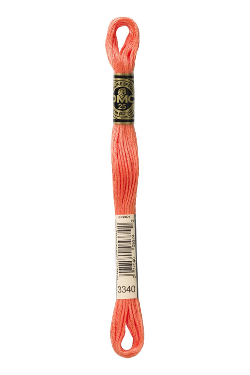 DMC Embroidery Stranded Thread - Six-Strand Embroidery Floss - 3340 - Hot Peach - HM Nabavian