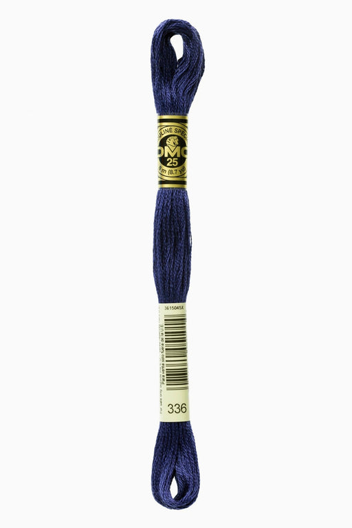 DMC Embroidery Stranded Thread - Six-Strand Embroidery Floss - 336 - Indigo Blue - HM Nabavian