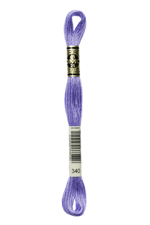 DMC Embroidery Stranded Thread - Six-Strand Embroidery Floss - 340 - Wisteria Blue - HM Nabavian