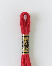 DMC Embroidery Stranded Thread - Six-Strand Embroidery Floss - 347 - Egyptian Red - HM Nabavian