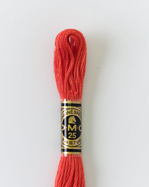 DMC Embroidery Stranded Thread - Six-Strand Embroidery Floss - 350 - Vermillion - HM Nabavian