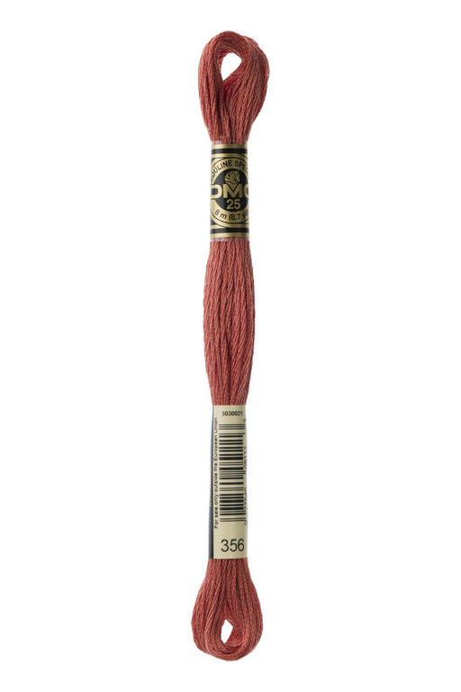 DMC Embroidery Stranded Thread - Six-Strand Embroidery Floss - 356 - Pink Terracotta - HM Nabavian