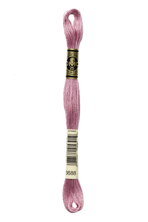 DMC Embroidery Stranded Thread - Six-Strand Embroidery Floss - 3688 - Pink Lupine - HM Nabavian