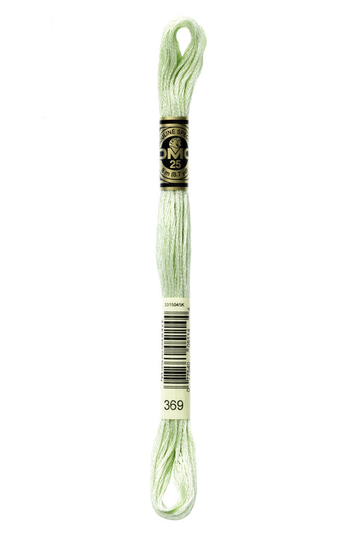 DMC Embroidery Stranded Thread - Six-Strand Embroidery Floss - 369 - Bamboo Shoot Green - HM Nabavian