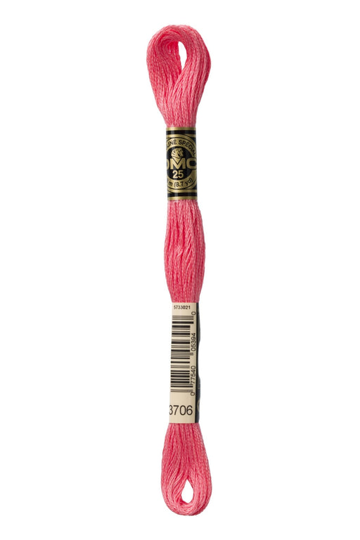 DMC Embroidery Stranded Thread - Six-Strand Embroidery Floss - 3706 - Flamingo - HM Nabavian