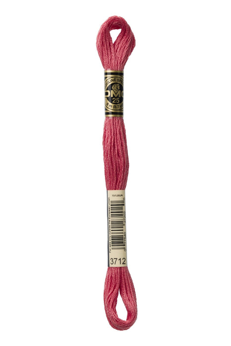 DMC Embroidery Stranded Thread - Six-Strand Embroidery Floss - 3712 - Blush - HM Nabavian