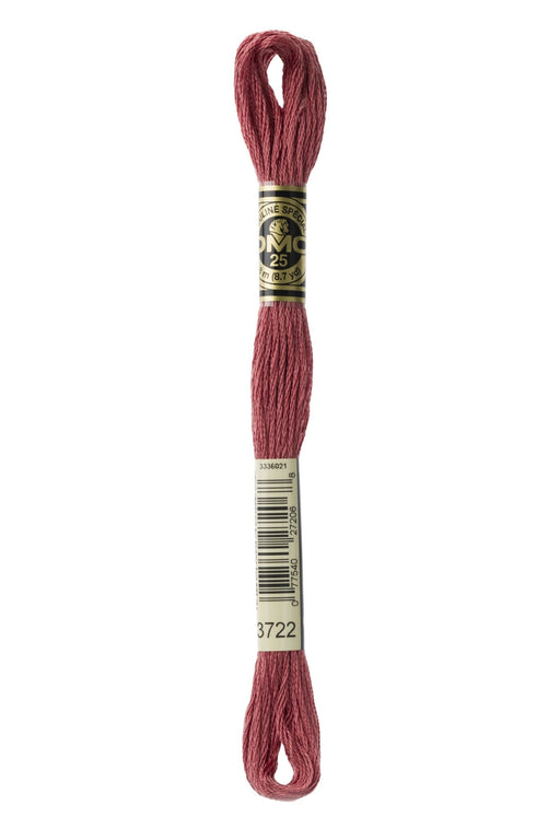 DMC Embroidery Stranded Thread - Six-Strand Embroidery Floss - 3722 - Dark Rosewood - HM Nabavian