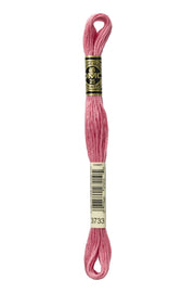 DMC Embroidery Stranded Thread - Six-Strand Embroidery Floss - 3733 - Pink Hollyhock - HM Nabavian